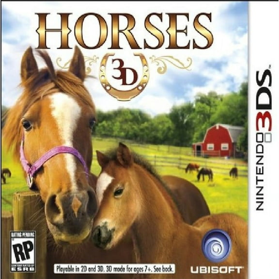 Restored Horses 3D (Nintendo 3DS, 2012) Riding Game (Refurbished)