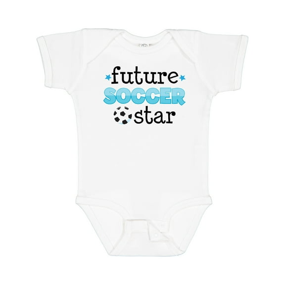 Inktastic Future Soccer Star Boys Baby Bodysuit