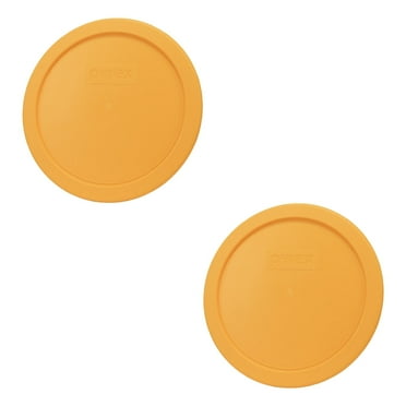 Pyrex 7401-PC 3 Cup Lemon Drop Yellow Lid (2-Packs)