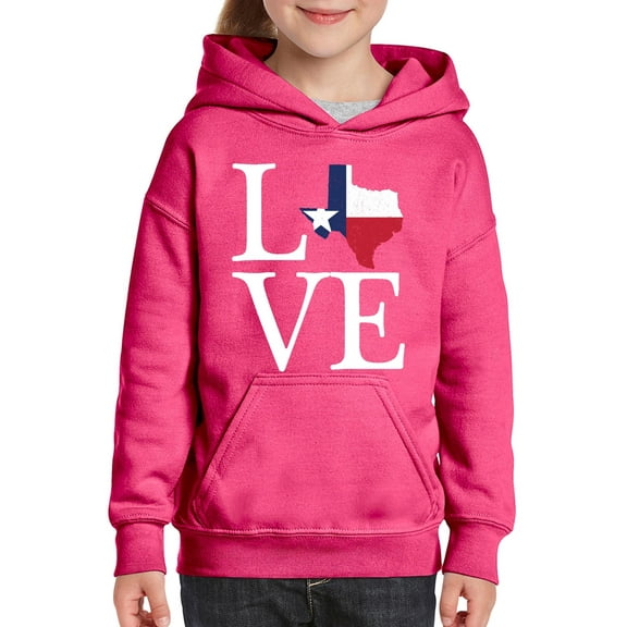 NIB - Big Girls Hoodies and Sweatshirts - Texas Flag