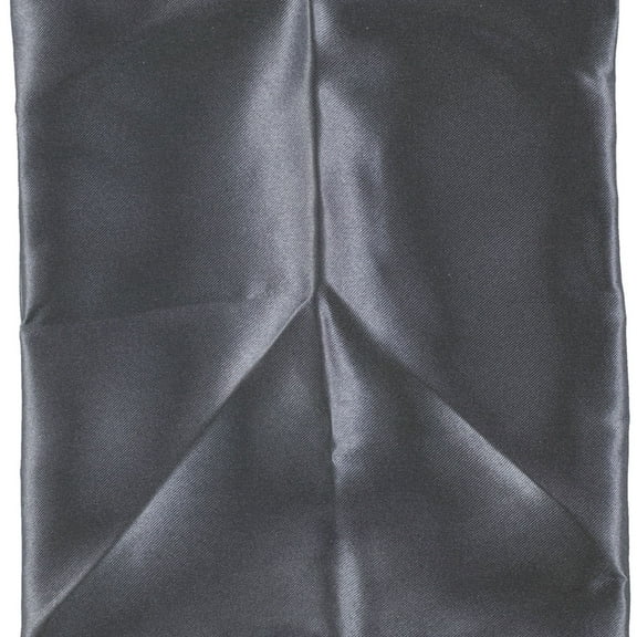 Alfani Mens Solid Pocket Square, Black, One Size