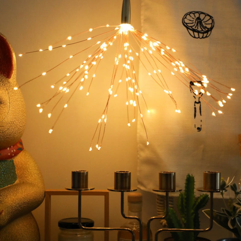 Battery Operated Hanging Fairy String Led Lights 200 LED 40 Strands