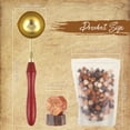 thumbnail image 5 of Inteprter 300 unids/set de cuentas de sello de cera ecológicas para manualidades DIY, multicolores y prácticas aplicaciones múltiples Artesanía 100 oro rojo, 5 of 5