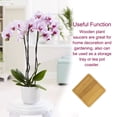 thumbnail image 3 of Advancent Soporte para maceta, maceta con fondo de madera, platillo, decoración del hogar, bandejas de adornos, placa de jardinera para ventana de Jardín y Patio Tipo16 Advancent HA061367-16B, 3 of 6