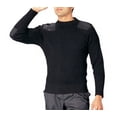 thumbnail image 2 of Rothco Black Wool Commando Sweater - 6349 - 38, 2 of 2