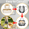 thumbnail image 6 of Bento Box,Lunch Box Set Container Leak-proof Eco-Friendly 1200 ML with Lunch Bag Cup Fork & Spoon, 6 of 7
