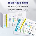 thumbnail image 3 of CLT-407S Toner Cartridge Compatible for Samsung CLT-407S Toner to use with CLP-320 CLP-320N CLP-325W CLX 3180 3185N 3185FW Printer (1BK+1C+1M+1Y), 3 of 7