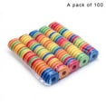 thumbnail image 1 of 100x Foam Winding Board Fishing Line Spools Tool Bobbin Tackle Accessories New V2A7, 1 of 6