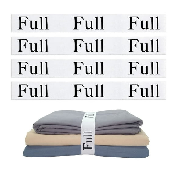 CHOK 10 Pieces Bed Sheet Organizer Bands Closet Organization Sheet Straps Linen Labels Bedding Bands