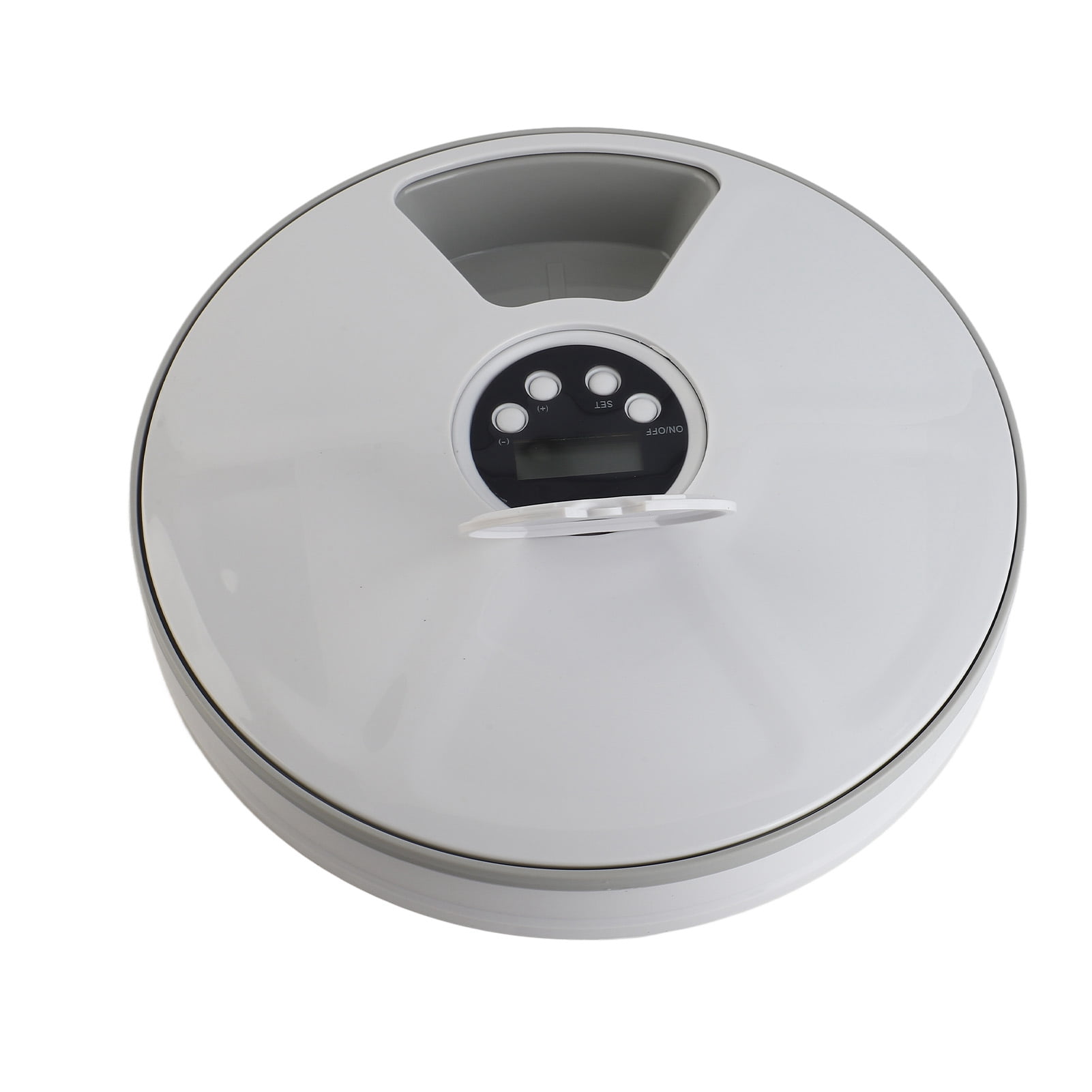 Riousery Automatic Dog Feeder Timed Smart Portion Control Pet Dispenser with Voice Reminder for Small Dogs Puppy Diameter 11.8 inches / 30 cm Height 2.8 inches / 7 cm
