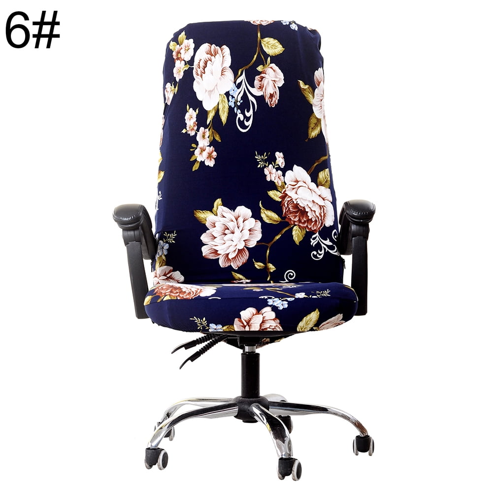 Zchome Universal Stretchy Chair Cover Office Armchair Protector Seat