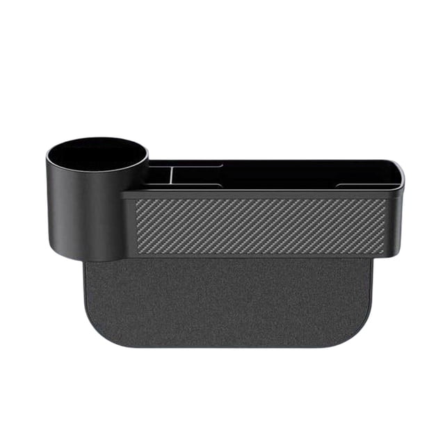 Organizador de Relleno de Espacio de Asiento de Coche Universal con Portavasos para Teléfono Móvil