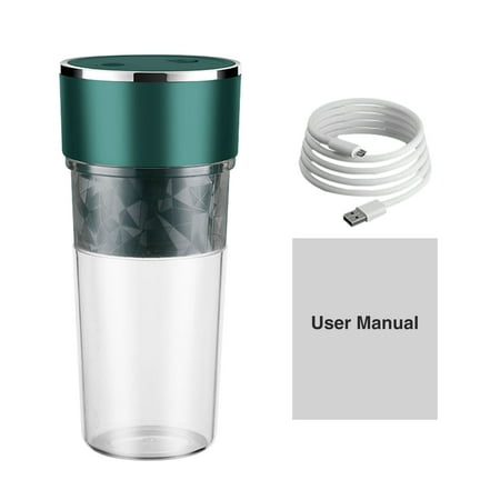 

Office Electric USB Rechargeable Juicer Cup Portable Blender Powerful With Lid