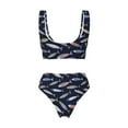 thumbnail image 6 of Rocae Sardine for Bikini Set for Women Two Piece Sexy High Swimsuits Split Crossover Bikini, 6 of 9