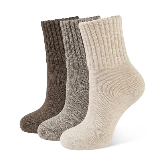 Calcetines CLOSEMATE para botas, cálidos y gruesos, tipo crew, 3 pares, mujer
