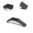 thumbnail image 2 of Bunblic Pont Rampe d'Obstacles pour Voiture RC en Acier Inoxydable Pièces de Rechange Robustes Accessoire de Pont Simple Côté Réaliste de Qualité Supérieure pour TRX4M SCX24 Noir, 2 of 8