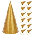 thumbnail image 2 of Gorro de cumpleaños, gorros de cumpleaños en forma de cono, gorros divertidos para fiestas, gorros de fiesta, decoración, diseño fácil de usar, 2 of 14