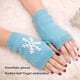 thumbnail image 4 of Guantes de medio dedo Sonducket gris claro y azul claro, 4 of 6