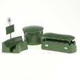 thumbnail image 4 of 9 Uds Mini Modelo Militar Juguete Bunkers Radar Modelo Conjunto Ejército Hombres Accesorios Sunnimix Juguete militar para niños, 4 of 8