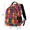 thumbnail image 2 of FORMRS Kids School Backpack Elementary Student Unisex Travel Bookbag with Reflective Stripes, Purple Jar, 2 of 7