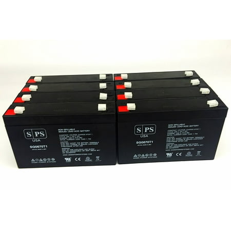 SPS Brand 6V 7 Ah Replacement Battery for Makita 9.6v BMR100, 9120, 6222D, 6260D, 6226D (8