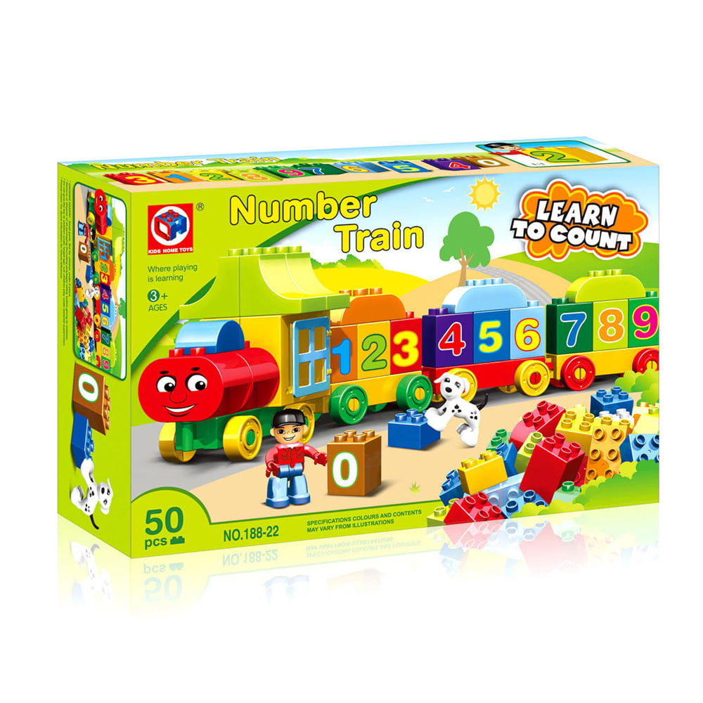 Kids Learning Toy Train Number Funny Blocks Set Toy 