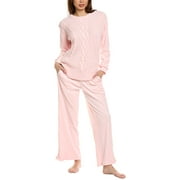 Kensie womens 2pc Top & Pant Set, xs, Pink