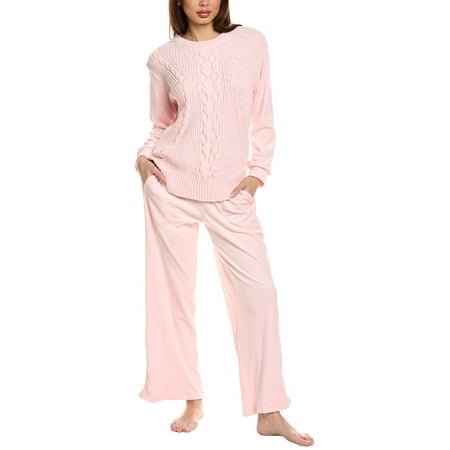 Kensie womens 2pc Top & Pant Set, xs, Pink