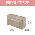 thumbnail image 2 of 1*Storage Bag Bedside Caddy Bedside Storage Organizer Table Cabinet Hanging Storage Organizer Canvas Bedside Pocket Under Mattress Holder Bag for Book, 2 of 5