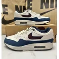 thumbnail image 1 of Men's 9.5 - Nike Air Max 1 Shoes Coconut Milk Burgundy Crush FN6952-103, 1 of 6