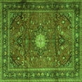 thumbnail image 1 of Ahgly Company Indoor Square Persian Green Traditional Area Rugs, 8' Square, 1 of 1