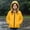 Yellow, variant on Big Kids Teen Hooded Zip Jacket Waterproof Windproof Long Sleeve Pocketed Outdoor Coat Fall Outerwear Ages 5-16 Yellow 15 Years
