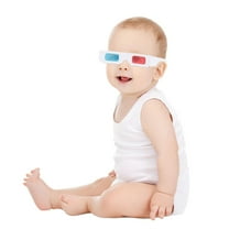 Sparsain 50pcs Cardboard 3D Glasses for Fashion Movies Universal Anaglyph 3D Glasses