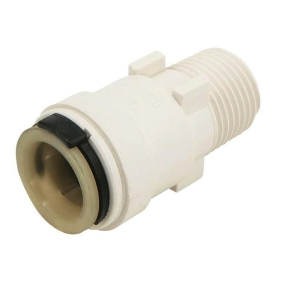 Watts 0959301 Aqualock(P-1010) Quick Connect Adapter, 1-Inch, Plastic