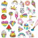 thumbnail image 1 of Diamond Painting Kit Cute Cartoon Mermaid Unicorn Dinosaur Diamond Stickers Paint by Numbers Big Gem Art Craft Toys For Kids heqiyong LED, 1 of 2