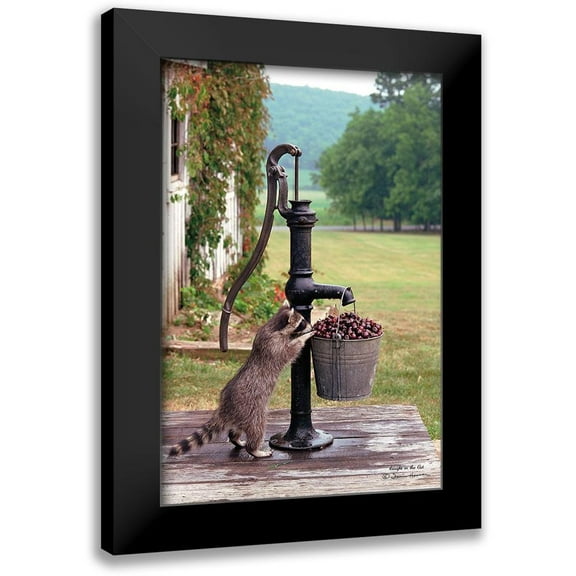Hoover, Irvin 11x14 Black Modern Framed Museum Art Print Titled - Caught in the Act