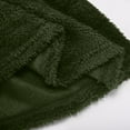 thumbnail image 6 of JGGSPWM Womens Fleece Tops Solid Fuzzy Bottom Blouse Shaerpa Pullover Tunic Crewneck Regular Fit Tshirt Tee Shirts Long Sleeve Tops Army Green XL, 6 of 8