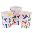 thumbnail image 2 of 2x 7PCS Vasos de papel desechables Vajilla de con de para novia, 2 of 6