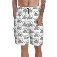 thumbnail image 1 of Cloud Board Shorts Swimming Trunks Polyester Men Beach Funny Swim Trunks, 1 of 5
