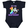 thumbnail image 3 of Inktastic It's My 1st Birthday Unicorn Boys or Girls Baby Bodysuit, 3 of 5