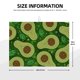 thumbnail image 2 of Fotbe Big Colorful Avocados Alfombrilla de Secado para Cocina con Estampado, 18x24 Pulgadas, 2 of 7