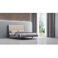 thumbnail image 4 of Whiteline Berlin High Gloss Chestnut Grey Queen Bed BQ1754-GRY/LGRY, 4 of 7