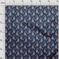 thumbnail image 2 of oneOone Polyester Lycra Fabric Leaves & Floral Block Decor Fabric Printed BTY 56 Inch Wide, 2 of 4