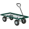 thumbnail image 2 of Vestil LSC-2448-TC Steel Landscape Cart with Low Profile Tilt 53 In. x 24 In. x 45 In. 500 Lb. Capacity Green, 2 of 4