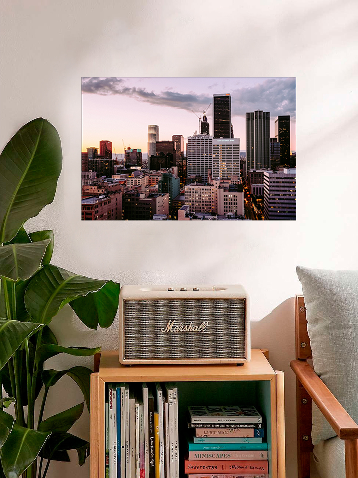 Awkward Styles Urban Poster Collection Urban Wall Art Los Angeles Unframed Artwork LA Poster Decor Los Angeles Cityscape Evening in LA Printed Decor LA Photo Prints LA Cityscape Poster Wall Art - image 2 of 3