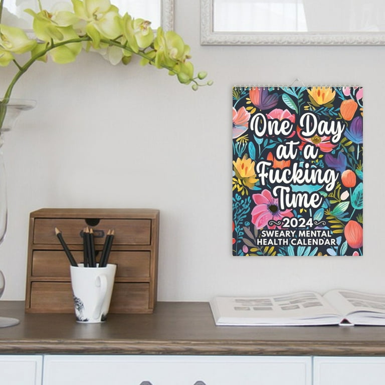 2024 Calendar Valentines Day Gifts Mental Health Calendar, 2024 Funny Sweary  Calendar, 2024 Wall Calendar with Sweary Affirmations, Monthly Planner 2024  for Wall Decor Good Gift - Walmart.com