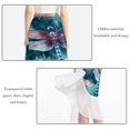 thumbnail image 2 of Dragonfly Chic Chiffon Beach Dress for Women - Stylish and Breathable Beach Skirt with Polyester Straps, 2 of 6
