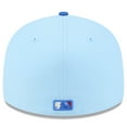 thumbnail image 4 of Men's New Era Light Blue/Blue Atlanta Braves 2025 Fourth of July Low Profile 59FIFTY Fitted Hat, 4 of 5