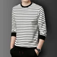 thumbnail image 5 of Ropa para hombre Sudaderas Top Camiseta verde para hombre Jersey de rayas F Lujo 2024 Moda Harajuku Social Original Emo Citas A, 5 of 5