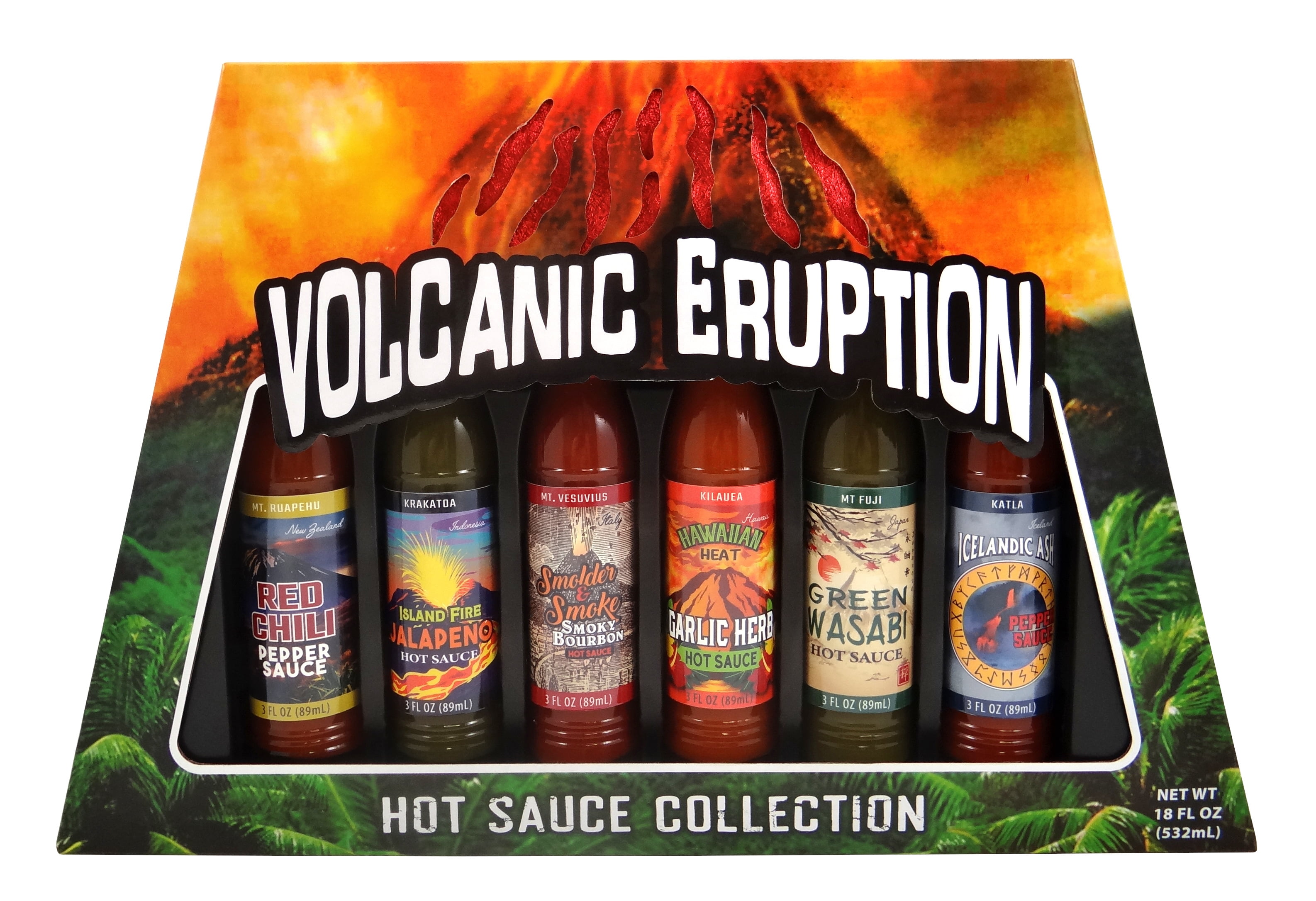 Dat'l Do-It Volcanic Eruption Hot Sauce Collection, 18 fl oz, 1ct